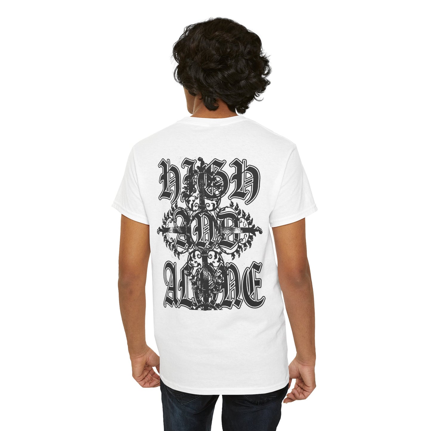 Schwepsky "High and Alone" Relic White Tee