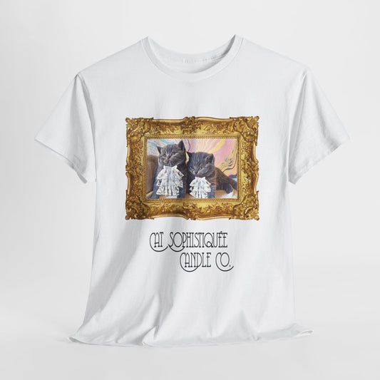 Shorthair Sophistiqué - Cat Sophistiquée Candle Co. Unisex Heavy Cotton Tee