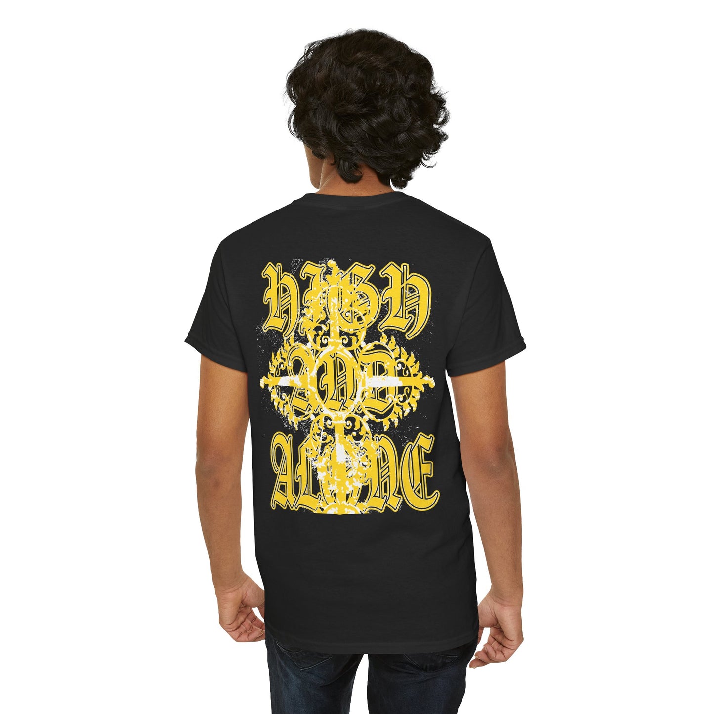 Schwepsky "High and Alone" Relic Black Tee