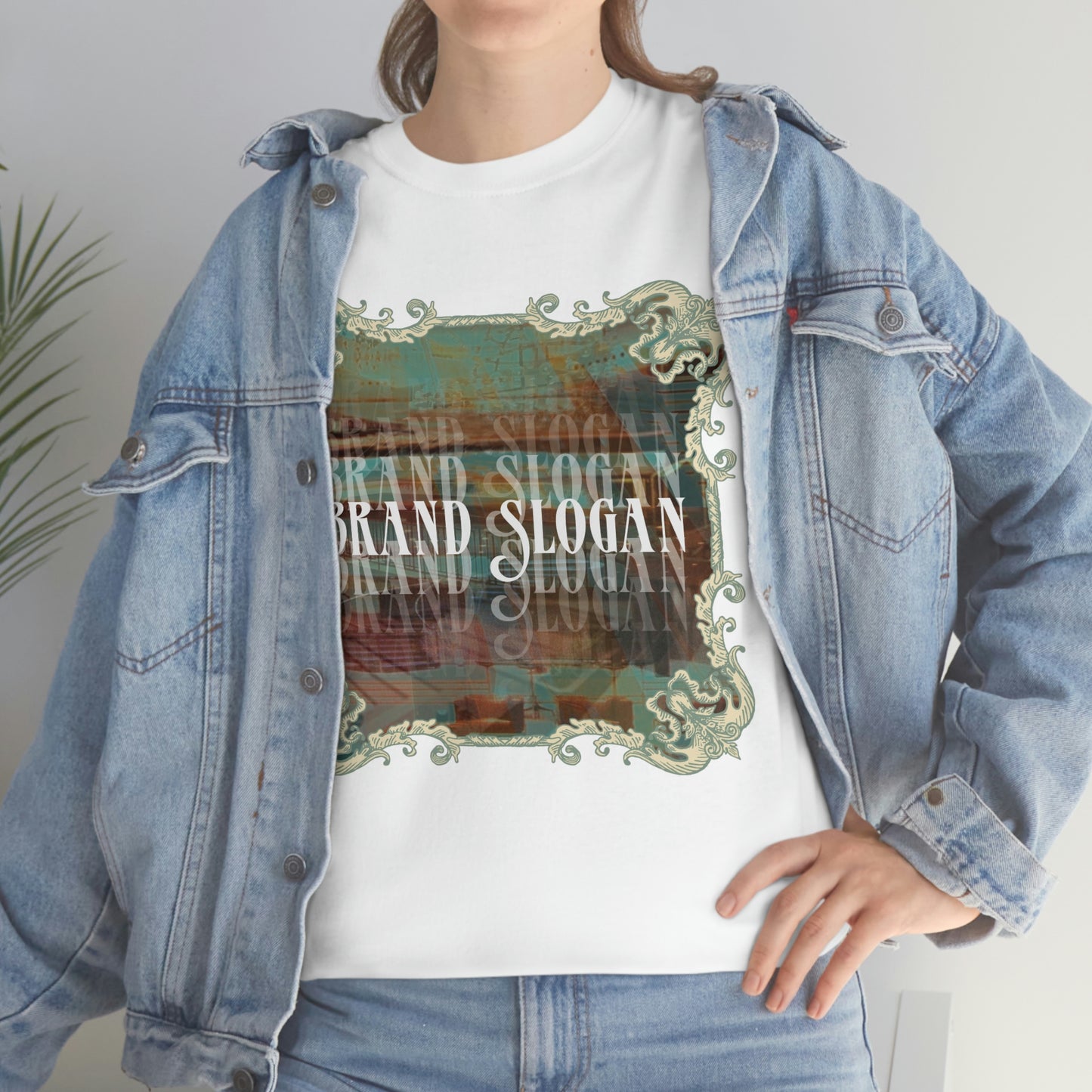 Brand Slogan Unisex Heavy Cotton Tee