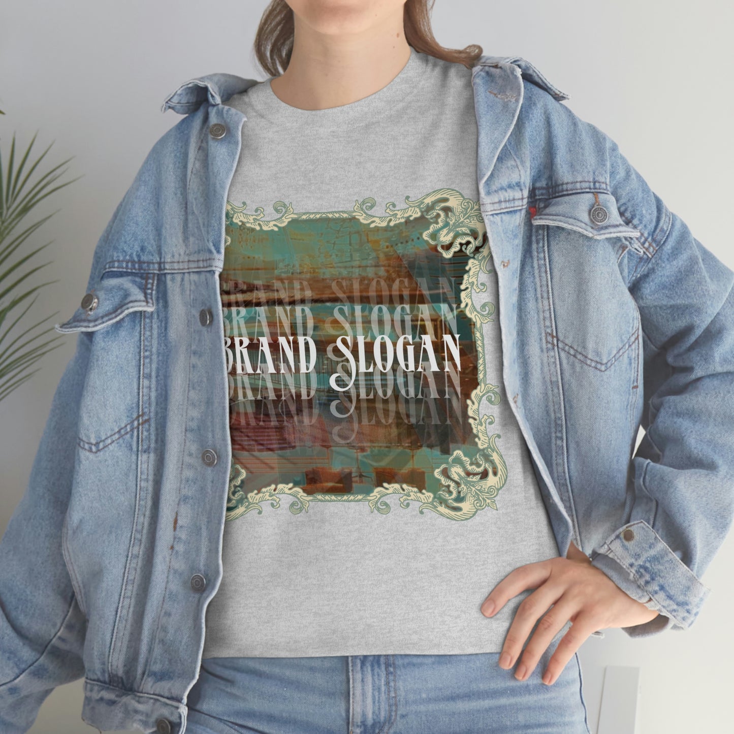 Brand Slogan Unisex Heavy Cotton Tee