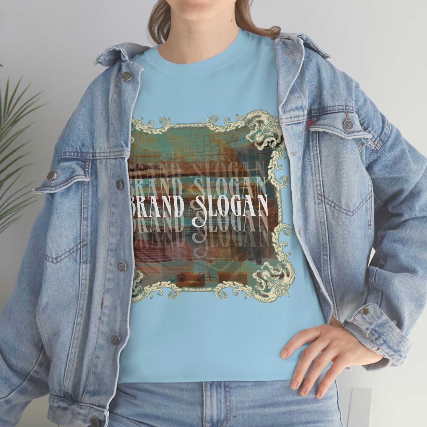 Brand Slogan Unisex Heavy Cotton Tee